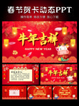 2021牛年新年电子贺卡元旦企