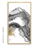 山水国画水墨画
