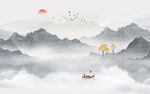 中式山水画