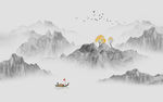 中式山水画