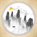 山水画 水墨山水画 意境山水画