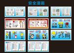 安全漫画安全围挡挂图