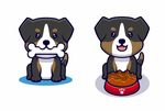 卡通牧羊犬