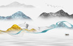 最新高端新山水画 TIF分层