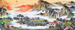 山水画 水墨山水画 意境山水画