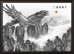 老鹰雄鹰展翅