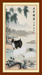 三羊开泰国画