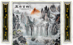 新中式背景墙