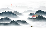 中式山水画
