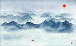 水墨山水装饰画