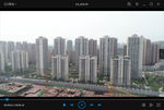 城市新建楼盘4k高清全景视频