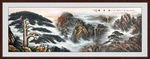 迎客松黄山迎客松国画迎客松