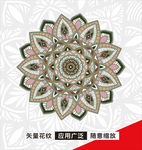 矢量花纹