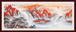 山水画水墨山水画意境山水画