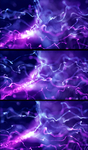 4K紫色浪漫粒子线动态素材