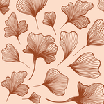矢量叶子花纹