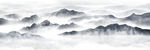 大幅水墨山水画