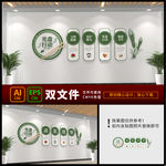 餐厅文化墙 食堂文化墙