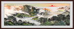山水画水墨山水画 意境山水画