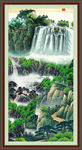 竖版山水画