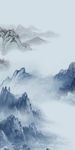 山水 简约玄关画 TIF分层