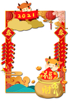 新年拍照框