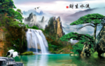 山水画水墨山水画 意境山水画