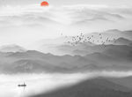 新中式山水画