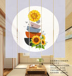 现代北欧门帘