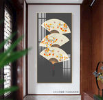 银杏叶玄关装饰画