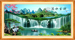 山水画水墨山水画 意境山水画