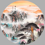 国画山水画