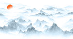 水墨山水画