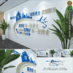 物业文化墙社区标语形象墙