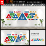 训练室健身房文化墙