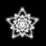 星黑白线条简约素材