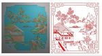 山水精雕图