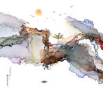 水墨山水
