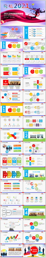 跨越2021年工作计划PPT