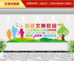 文明校园文化墙