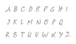 英文 大写 灰色 个性字母