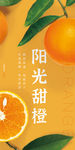 鲜橙产品推广海报图