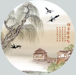 新中式山水装饰画