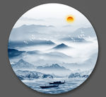 中式山水画