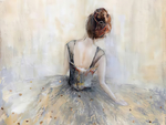 油画美女人物装饰画