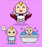 卡通婴儿