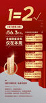 1=2复式特价房红金海报