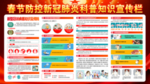 春节疫情防控宣传栏