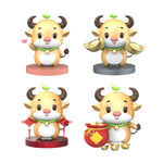 吉祥物小牛