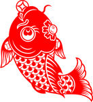 剪纸鱼